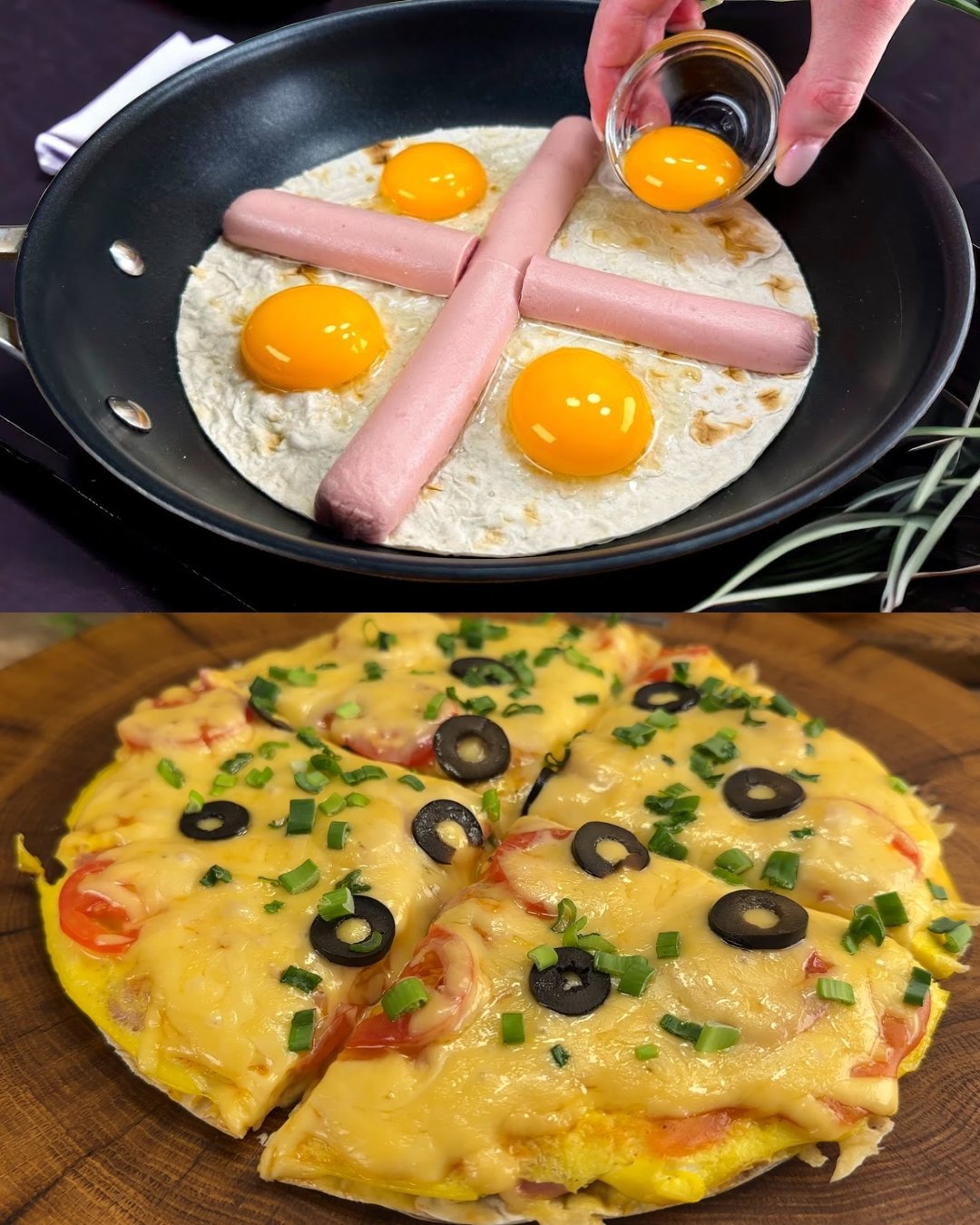 Hearty Sausage, Egg, and Cheese Tortilla Skillet