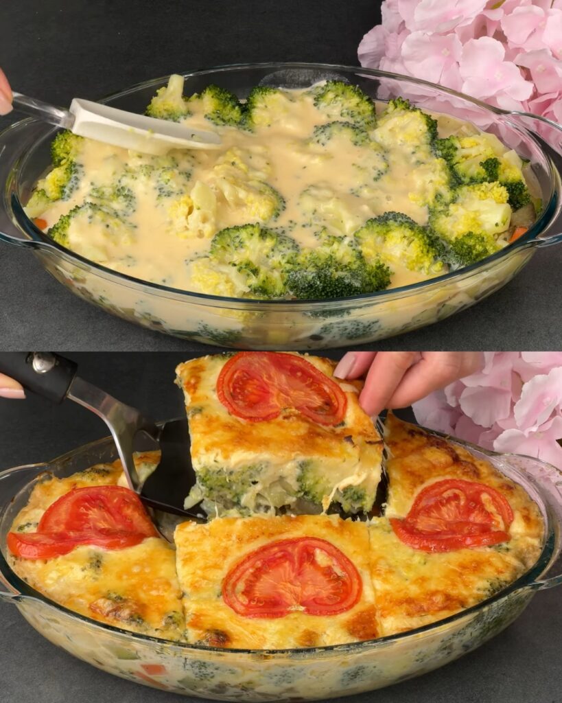 Vegetable Frittata with Garlic Yogurt Sauce recipe