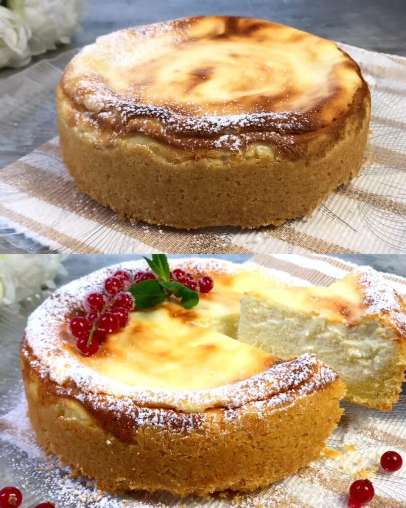 Cheesecake with Quark and Crumble Crust