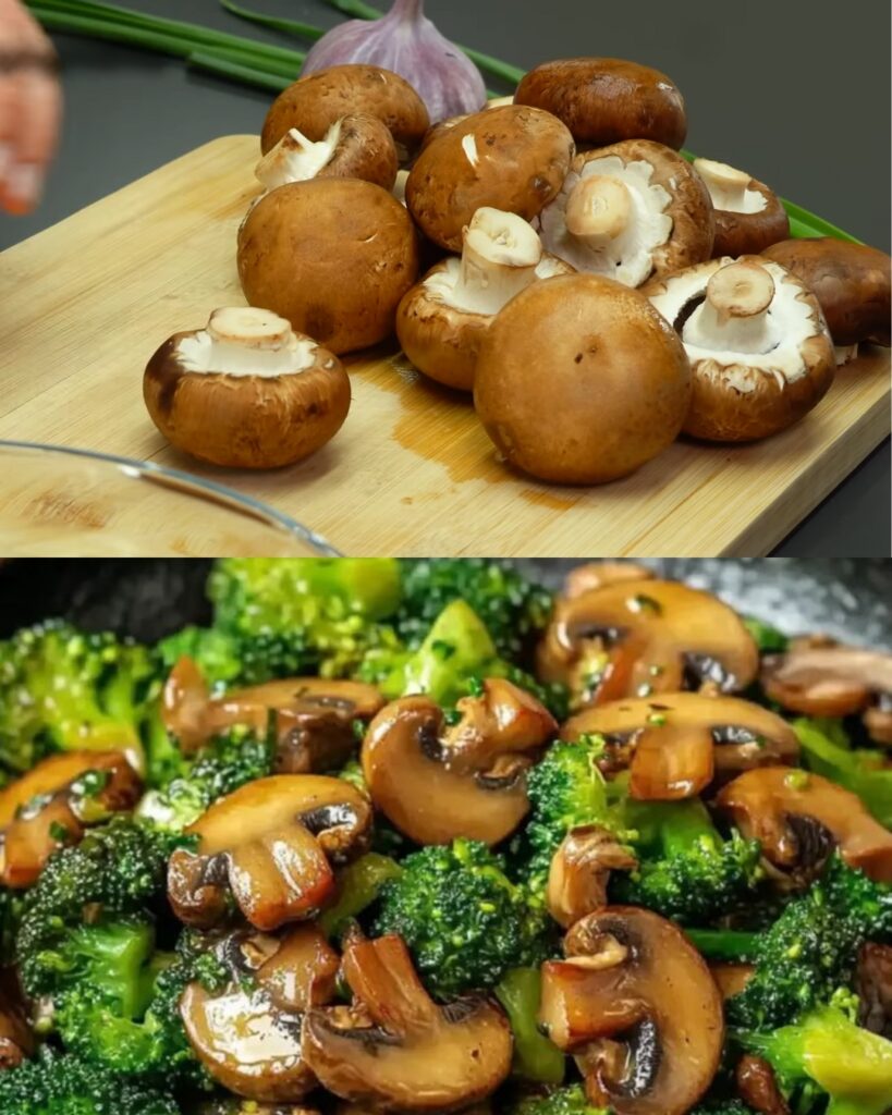 Broccoli and Mushroom Stir-Fry with Garlic Soy Glaze