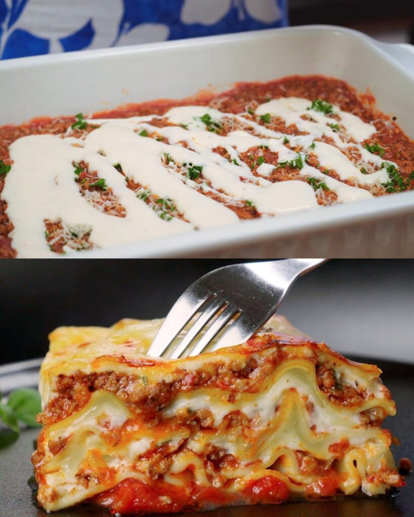 Ultimate Homemade Beef Lasagna with Béchamel and Mozzarella