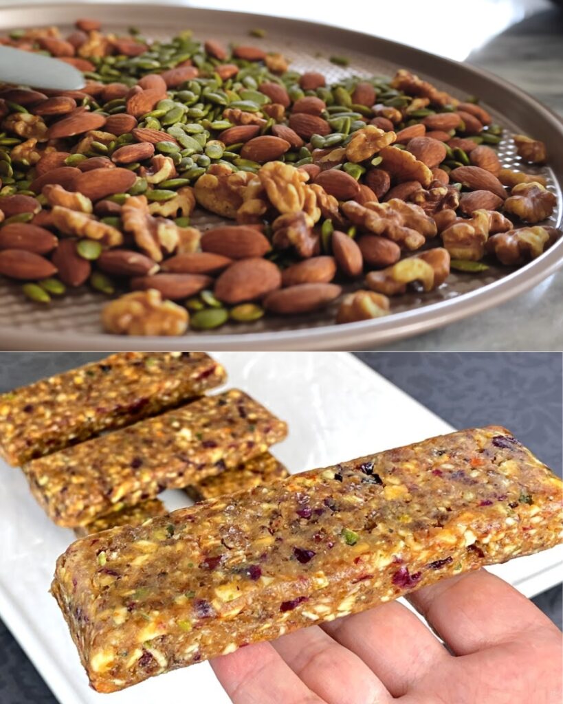 NO-BAKE ENERGY BARS WITH DATES, NUTS & SEEDS