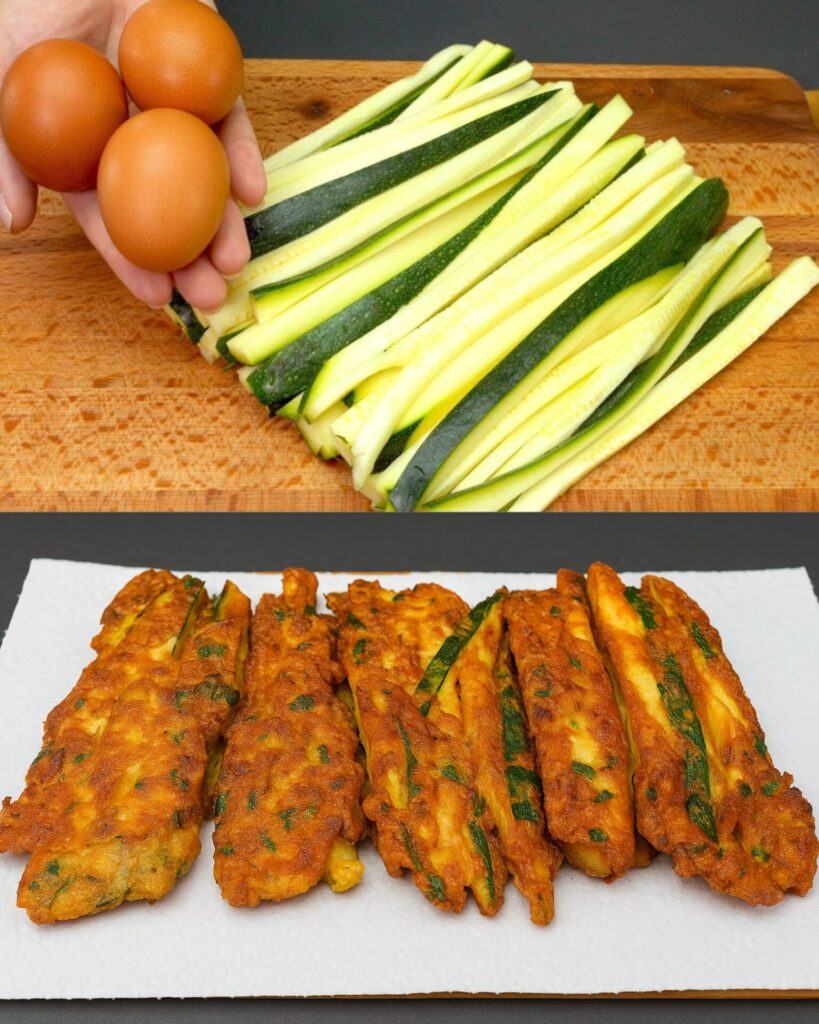 ZUCCHINI EGG FRITTERS WITH PARMESAN AND GARLIC