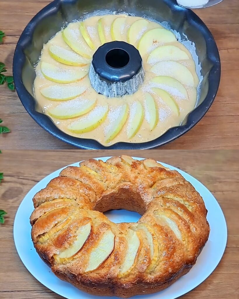 Apple Cinnamon Cake with Honey Glaze and Pistachios