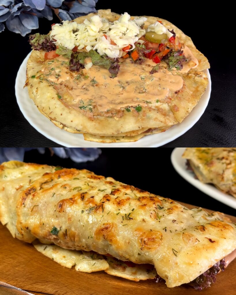 Stuffed Pita Pockets with Savory Beef, Veggies & Mozzarella