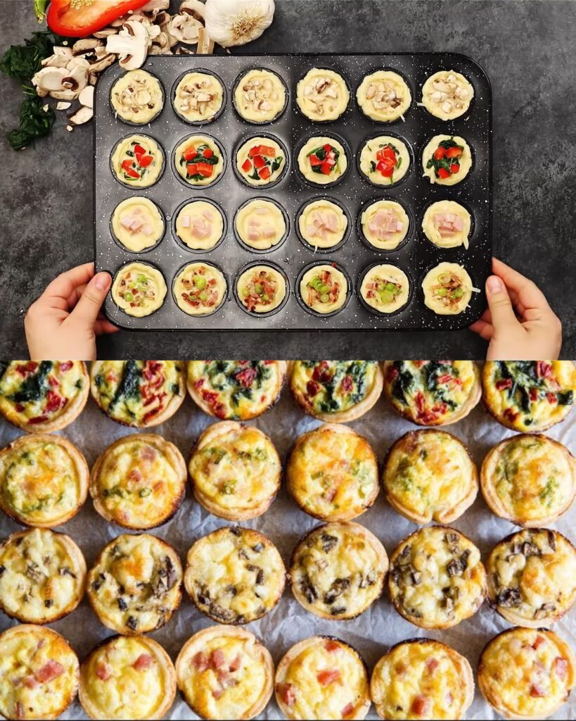 Mini Quiche 4 Ways