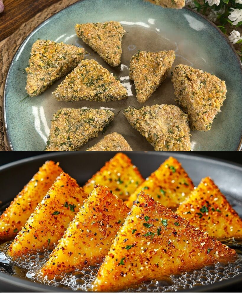 Crispy Vegetable Potato Patties with Creamy Corn Egg Salad