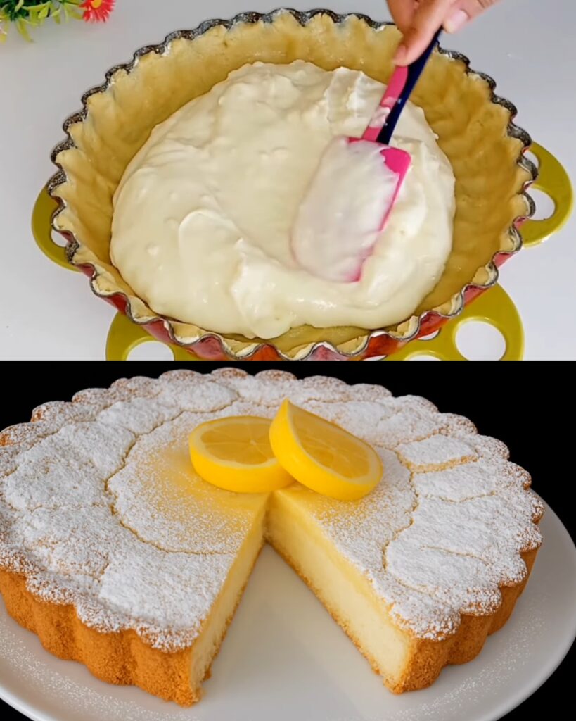 Cream Tart with Mascarpone and Lemon