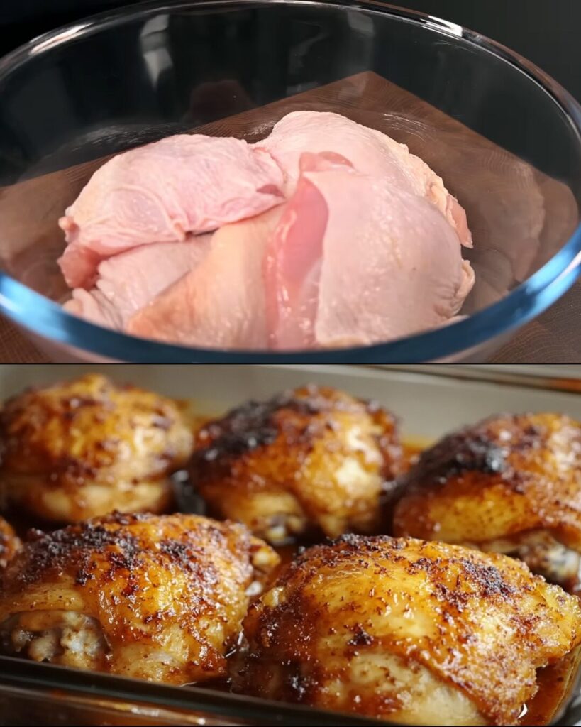 Honey Mustard Chicken Thigh Bake