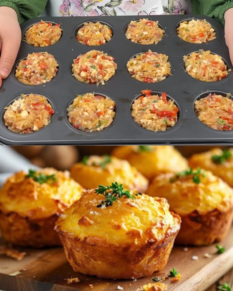 Potato and Ricotta Patties with Sautéed Vegetables and Crispy Cheese
