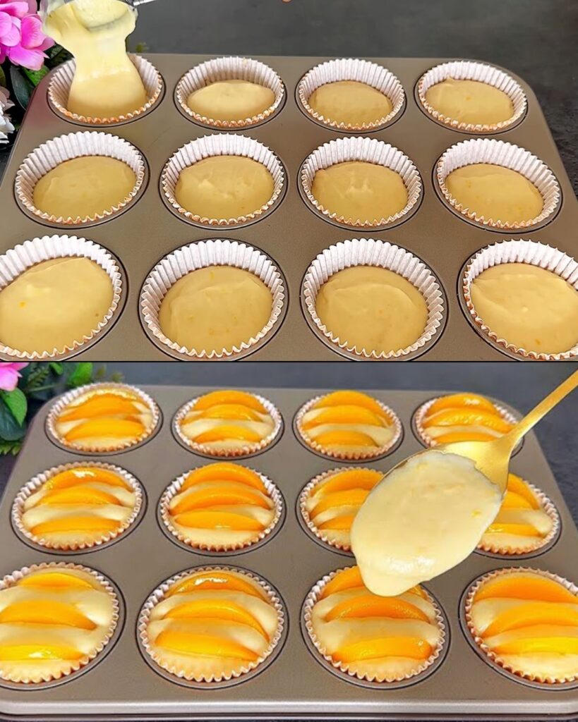 Lemon Yogurt Peach Cake