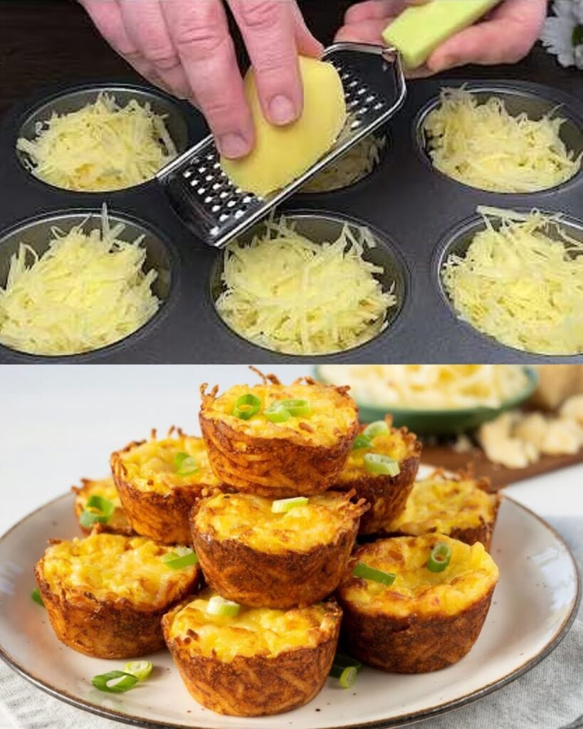 Cheesy Hash Brown Egg Muffins