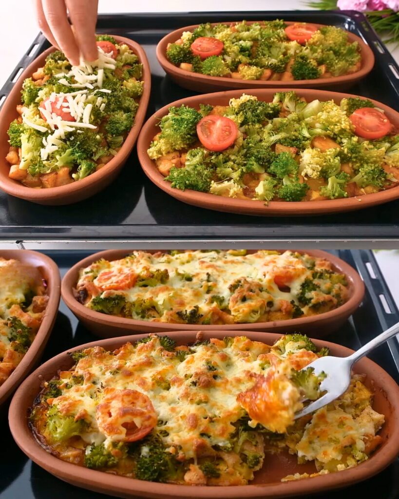Baked Chicken, Potato, and Broccoli Casserole