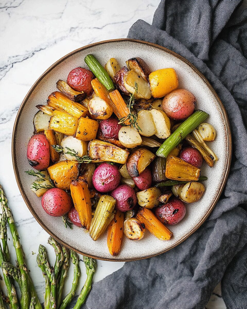 Roasted Spring Vegetables