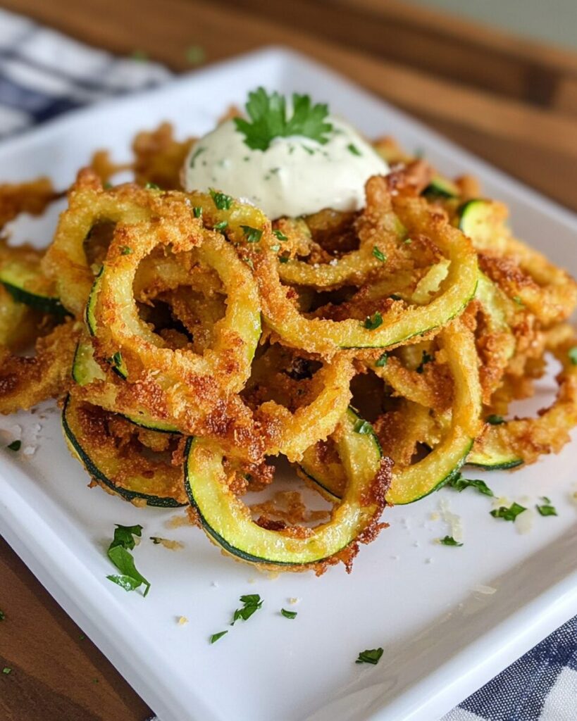 Air Fryer Curly Zucchini Fries