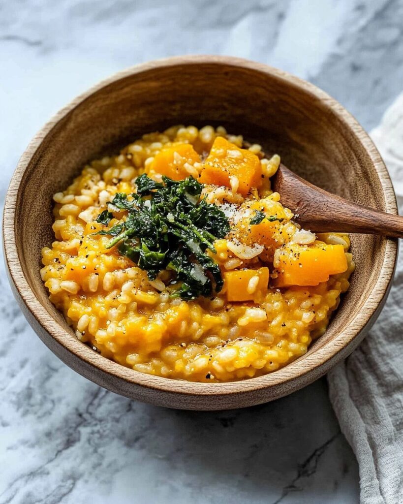 Butternut Squash Risotto finished dish