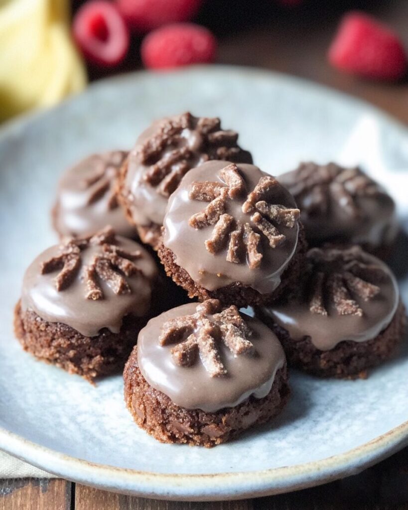 Italian Chocolate Toto Cookies finished dish