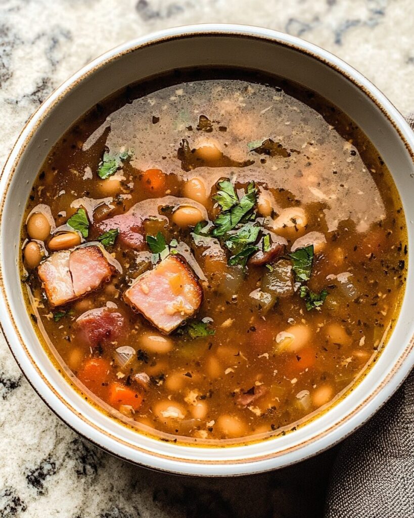 Instant Pot Ham and Bean Soup