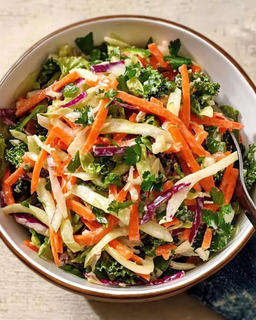 Kale Slaw Spring Salad