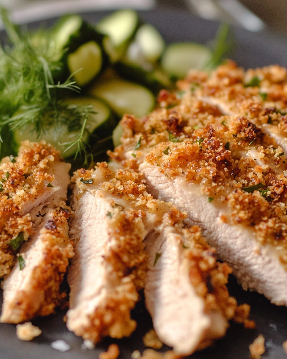 Panko Crusted Chicken with Ranch