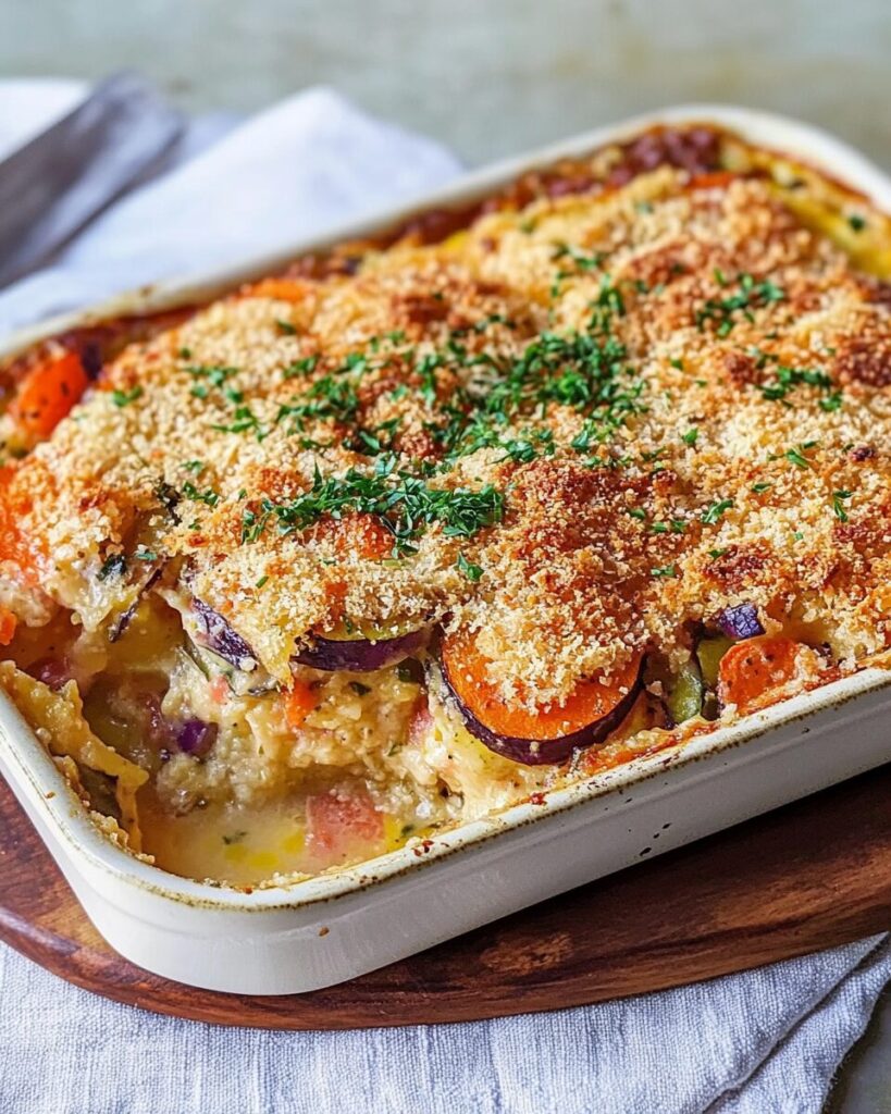 Rainbow Vegetable Gratin
