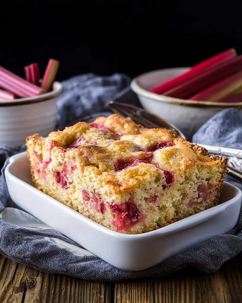 Rhubarb Breakfast Cake