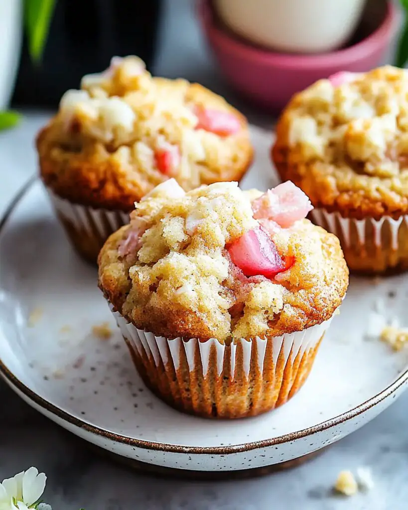 Rhubarb Muffins