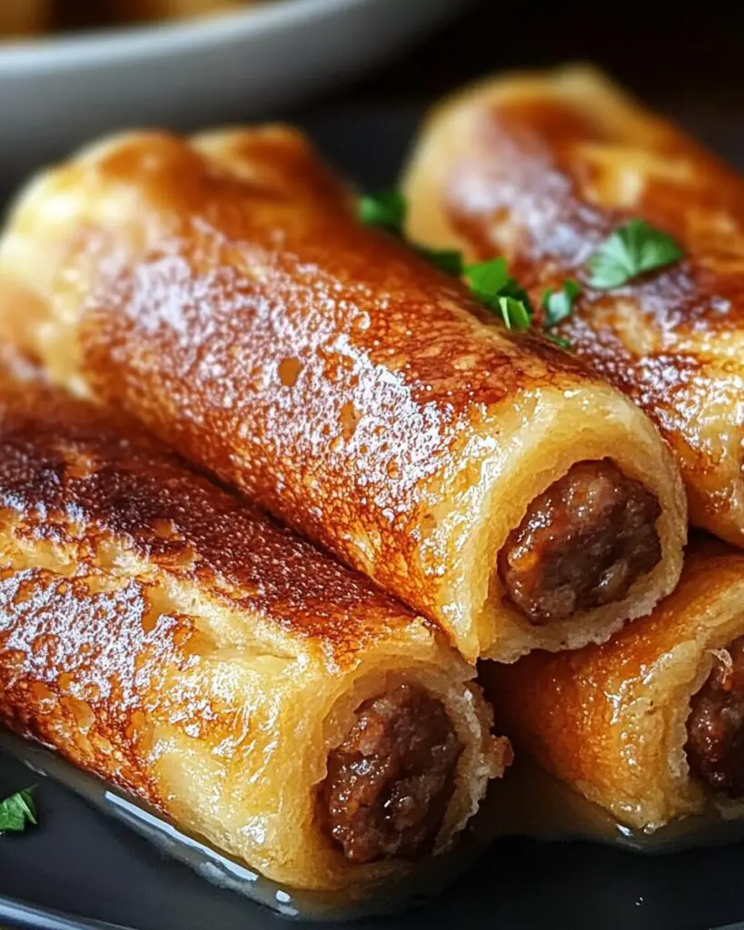 Sausage French Toast Roll-Ups