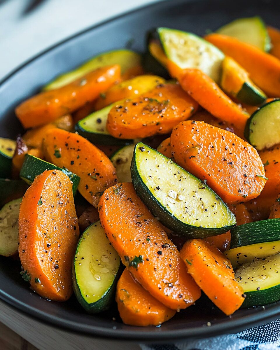 Sautéed Carrots and Zucchini