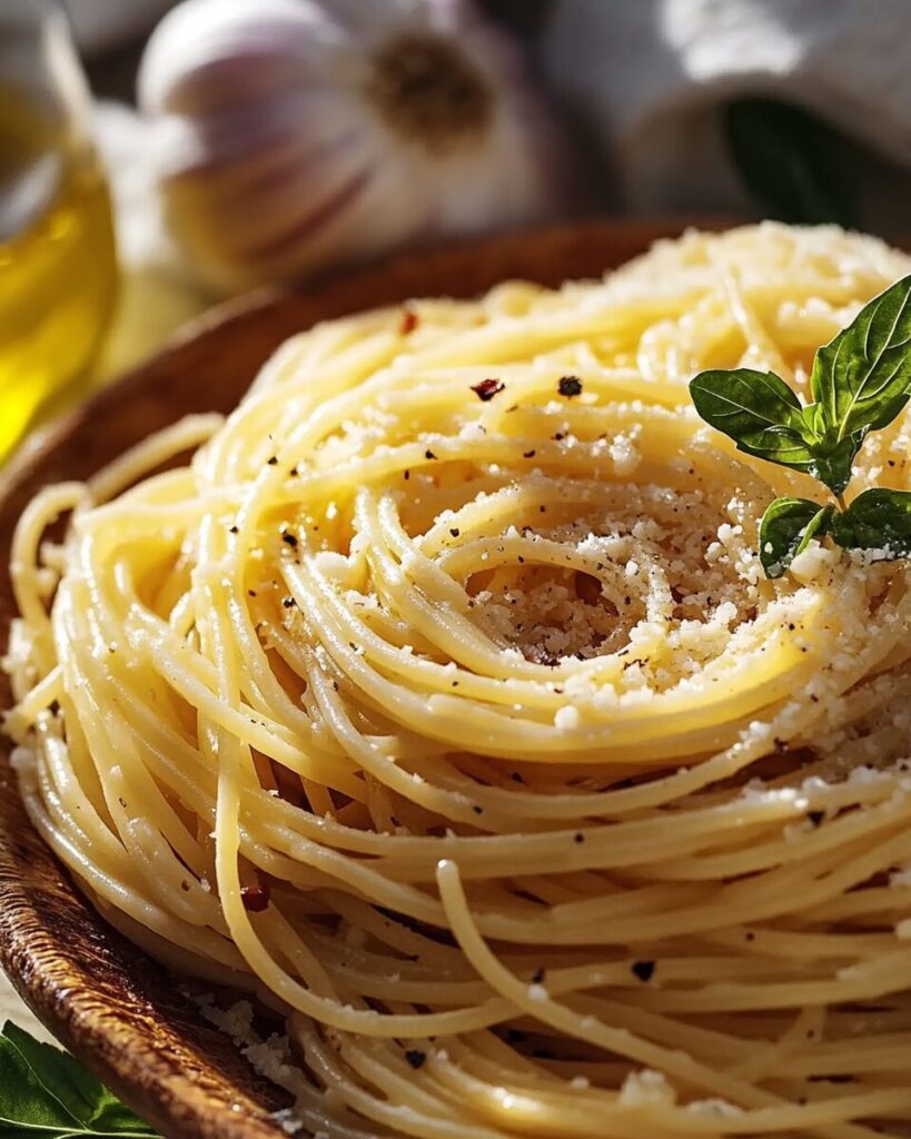 Spaghetti with Garlic and Oil (Aglio e Olio)
