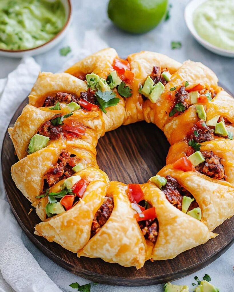 Taco Crescent Ring finished dish
