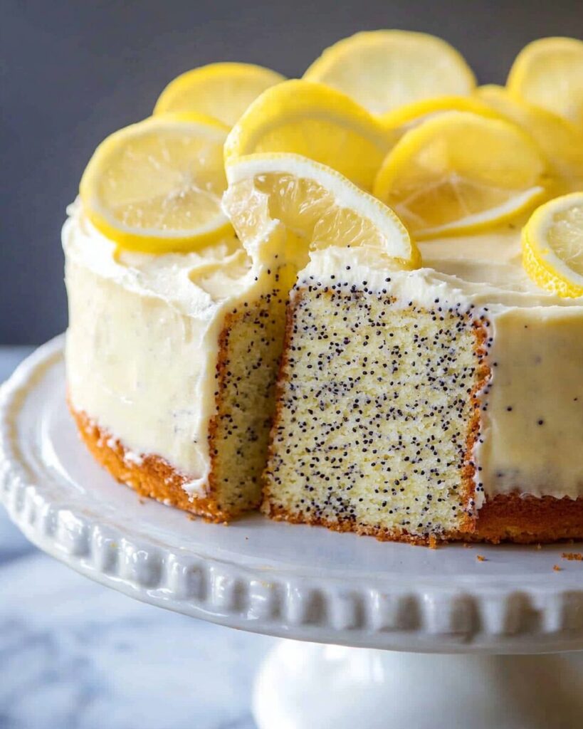 Lemon Poppy Seed Cake