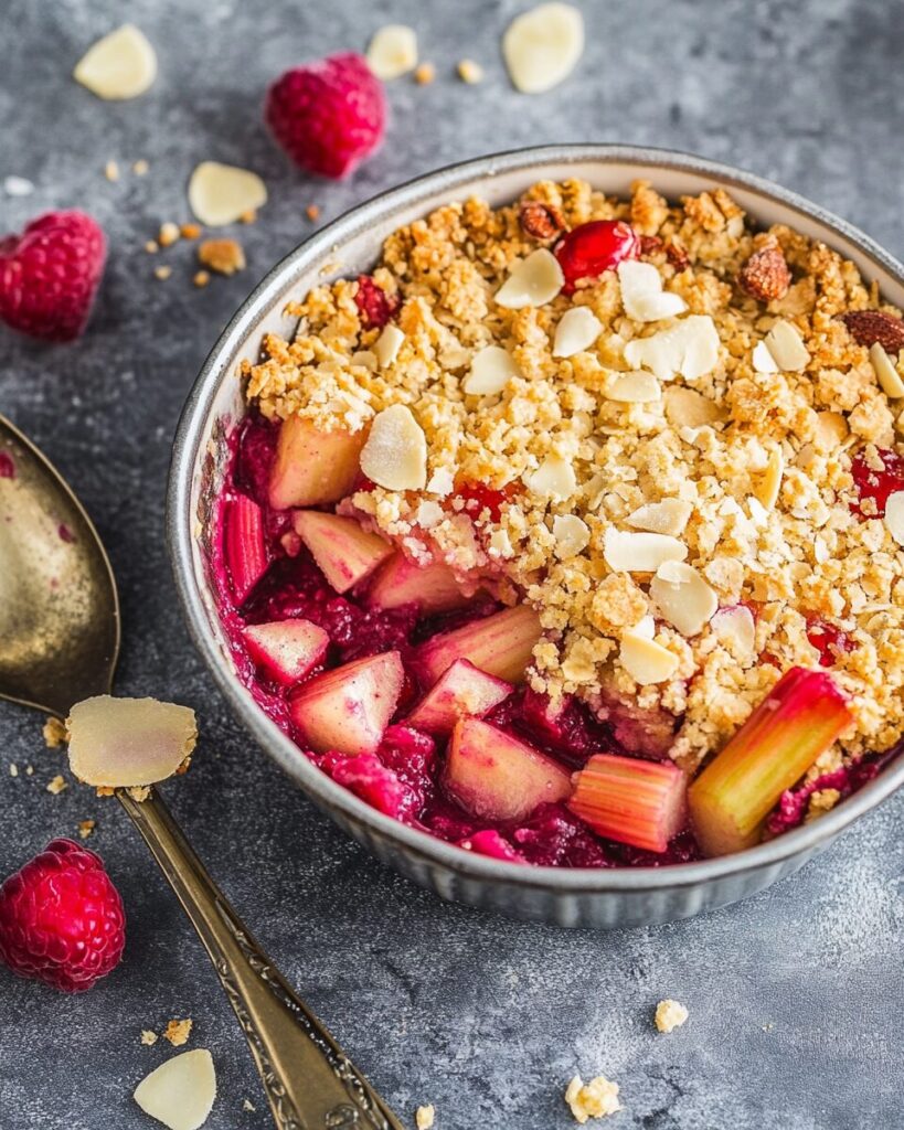 Rhubarb Crumble
