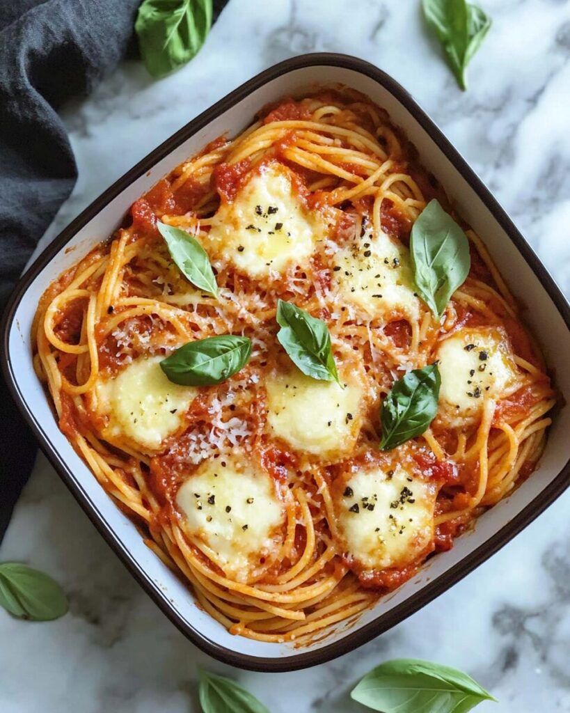 Spaghetti Arrabbiata Bake