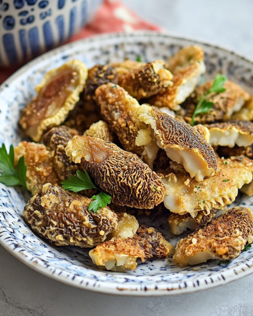 Pan-Fried Morel Mushrooms