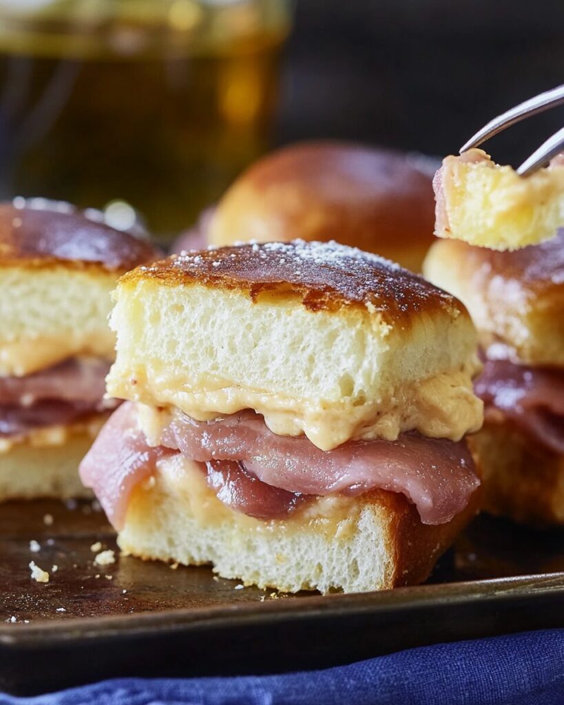 Monte Cristo Sliders finished dish