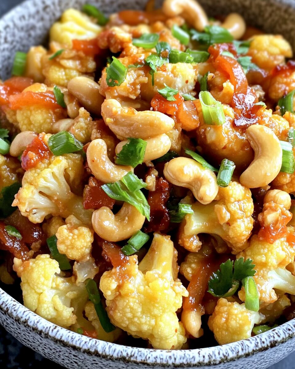 Cashew Cauliflower Stir-Fry