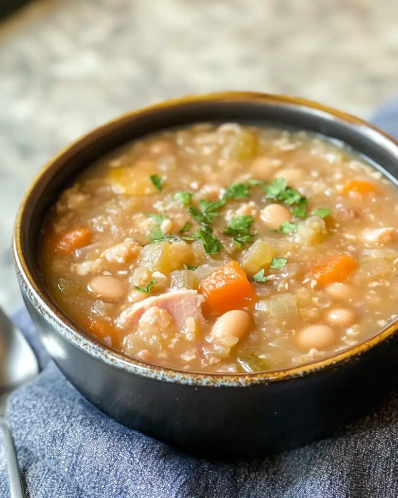 Ham Bone and Navy Bean Soup