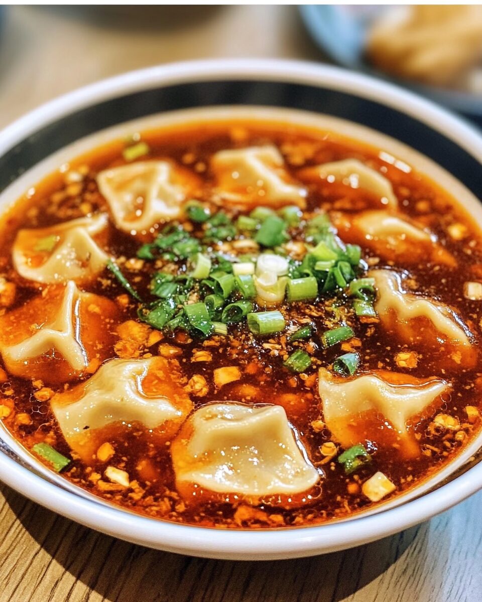 Hot and Sour Dumpling Soup