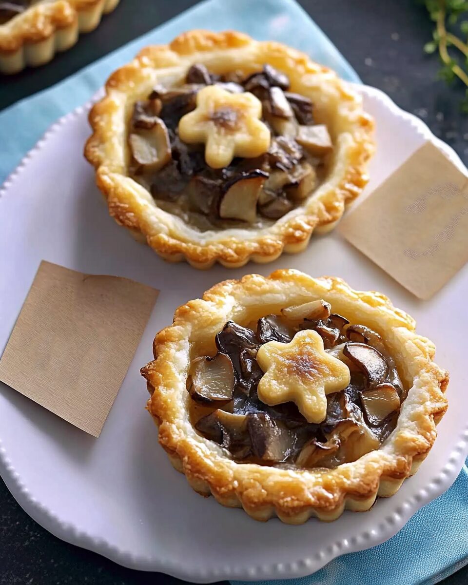 Morel Mushroom and Shallot Tartlets