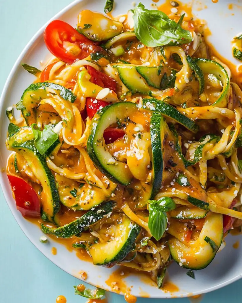 Raw Spicy Zoodles