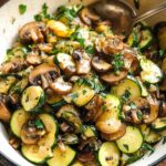 Skillet Zucchini and Mushrooms