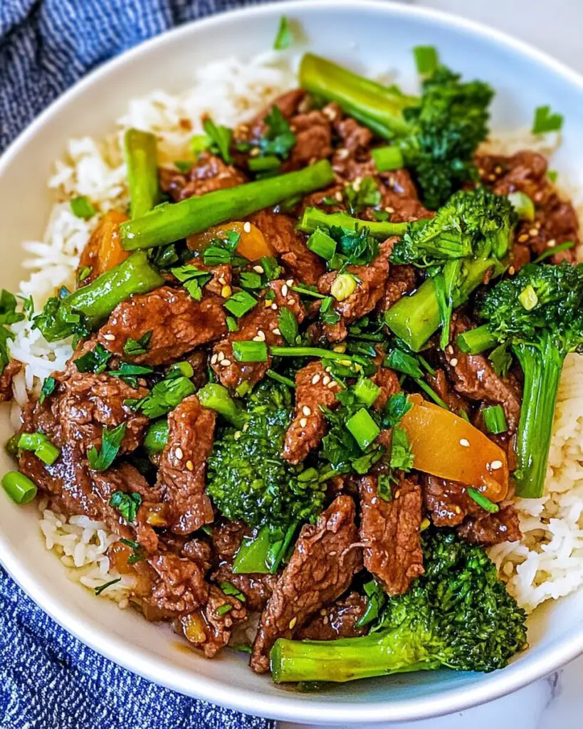 Sticky Ginger Beef Stir Fry