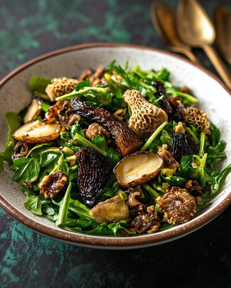 Wild Mushroom Morel Salad