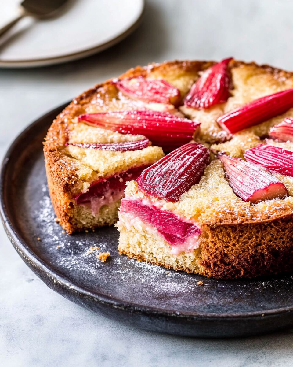 Gluten-Free Rhubarb Cake