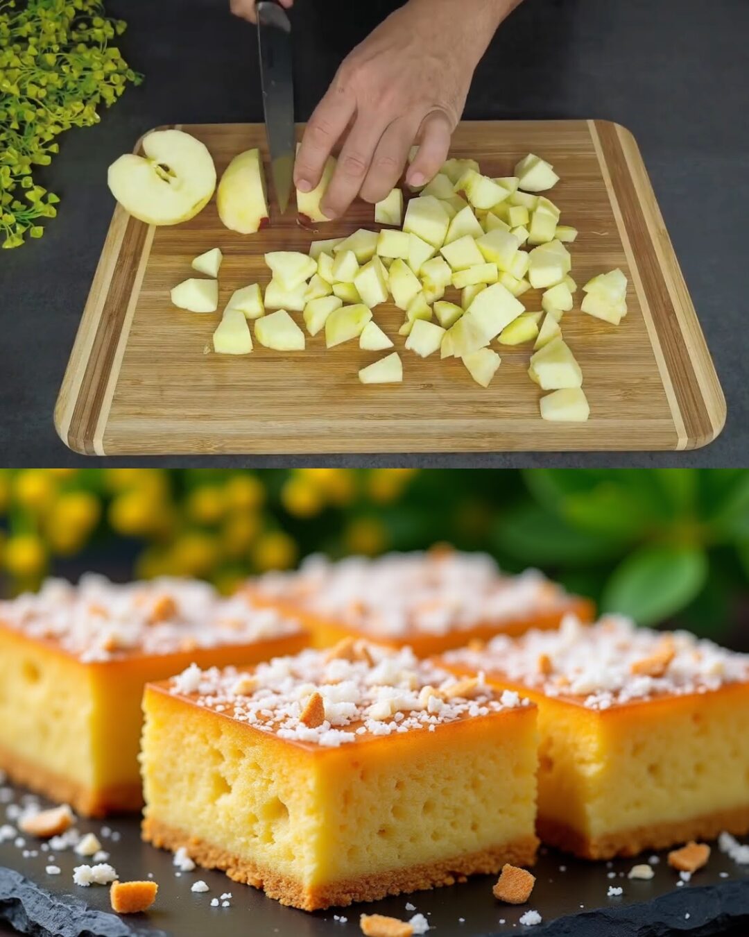 Caramelized Apple Sheet Cake
