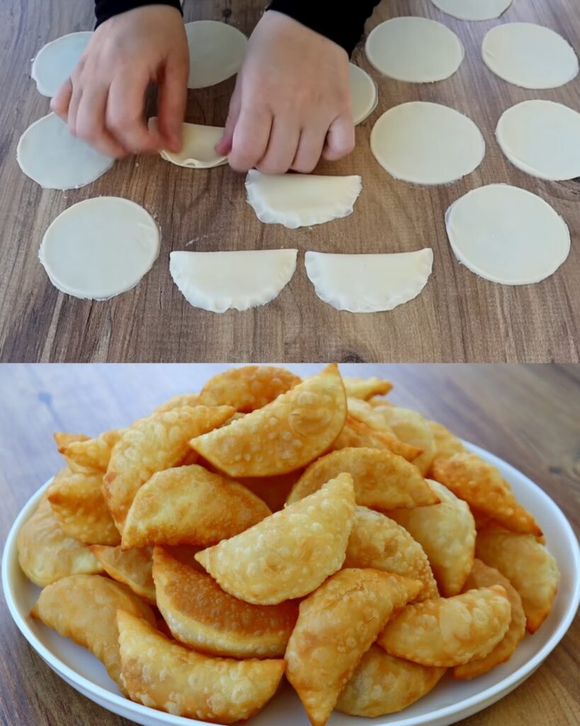 Golden Breakfast Fried Dough Rounds finished dish