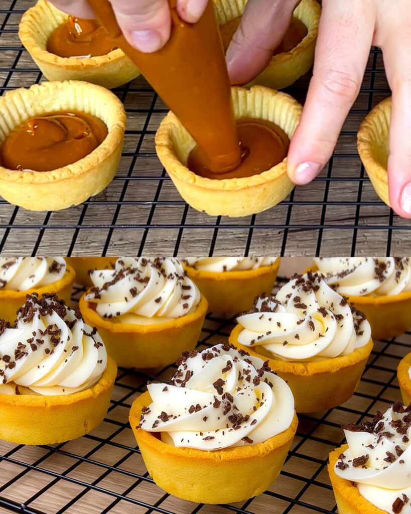 Banana Caramel Cheesecake Tartlets