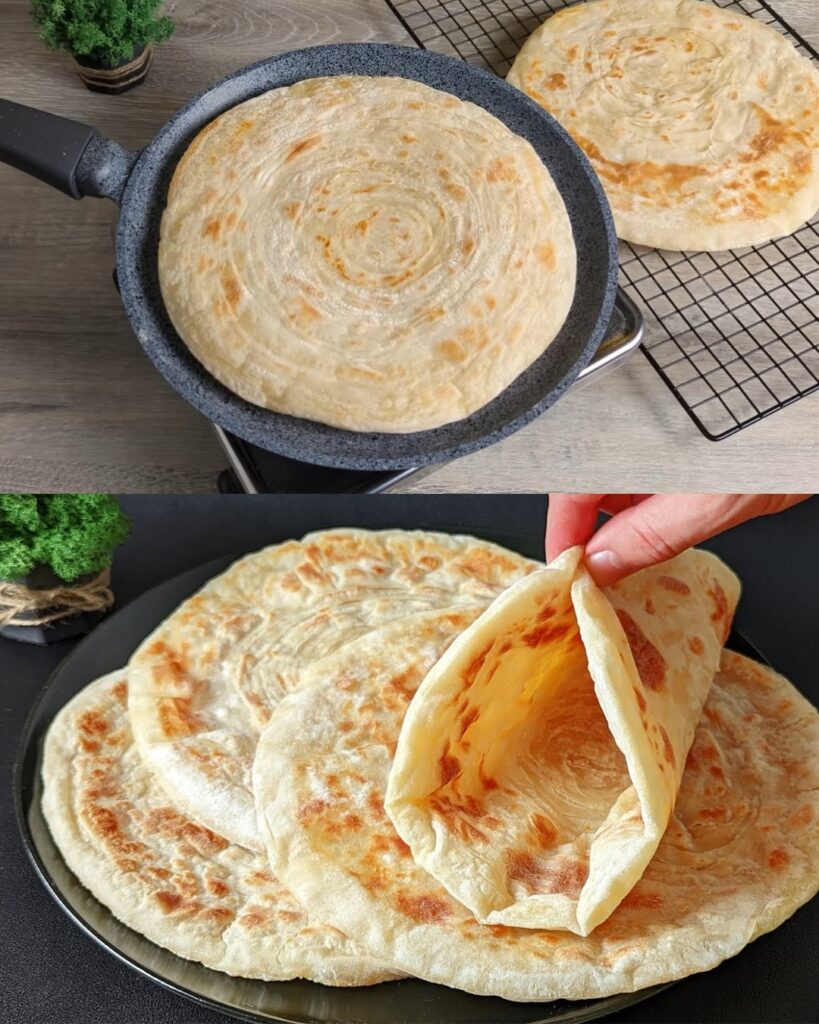 Cheddar Cheese Flatbread Rolls (Pan-Cooked) finished dish