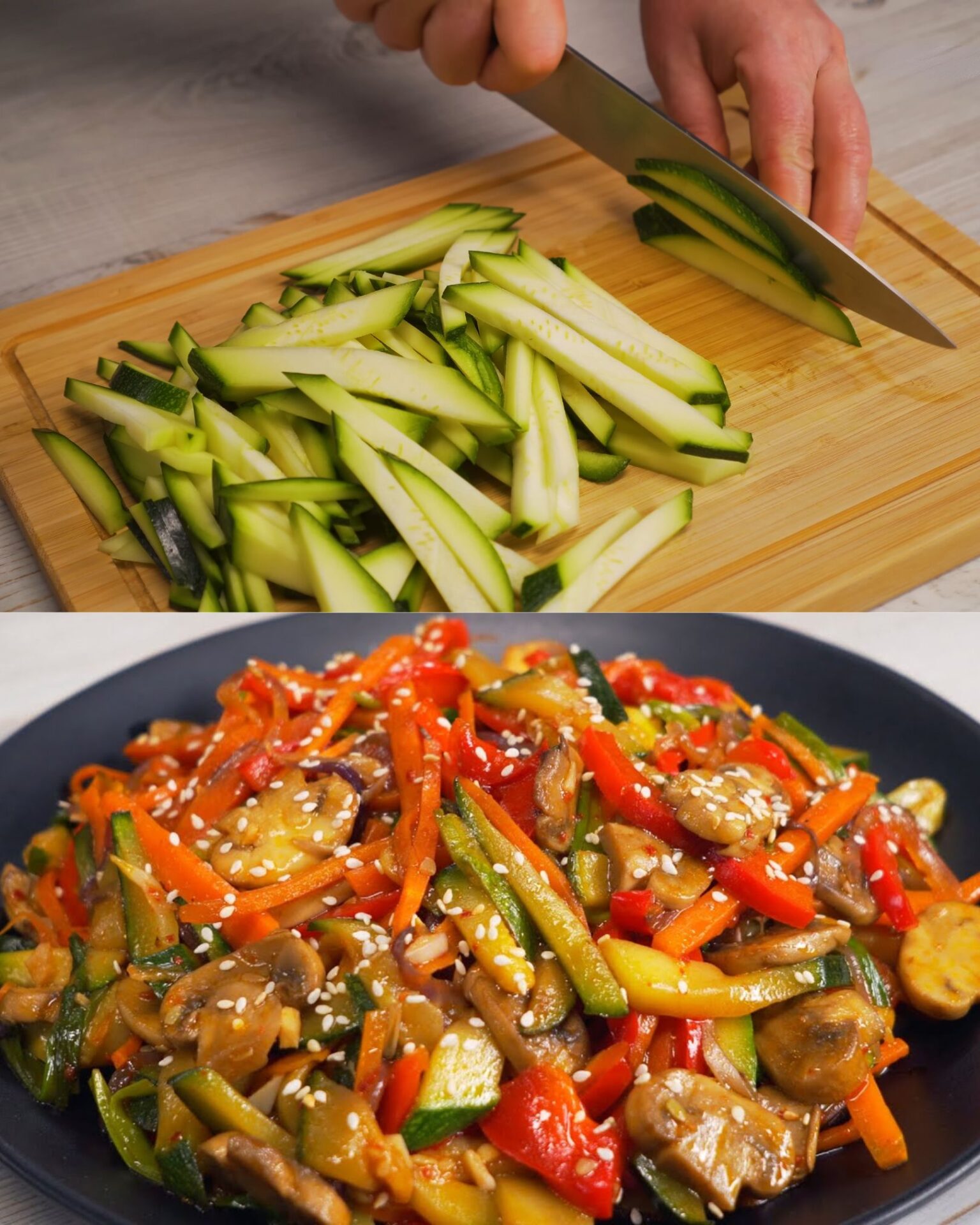 Colorful Vegetable Stir-Fry with Garlic and Oyster Sauce